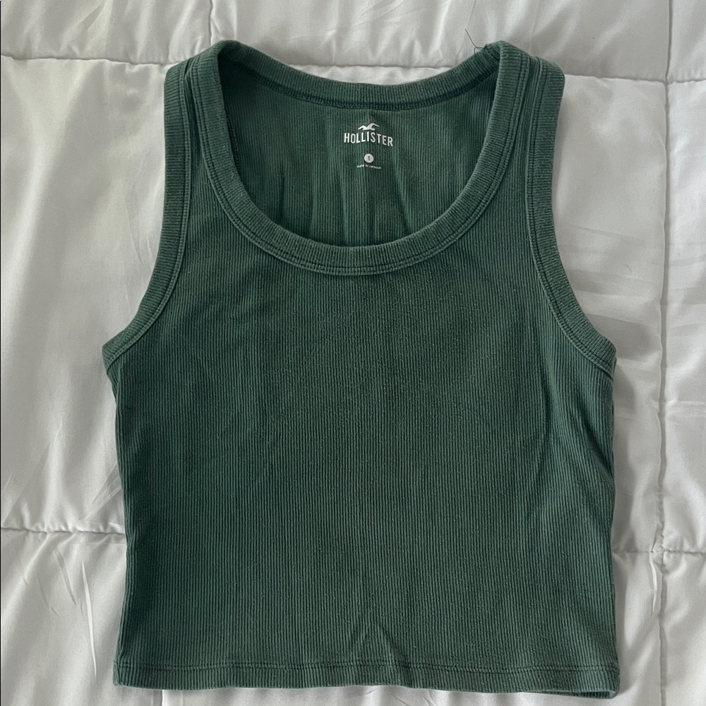 Green Hollister Tank